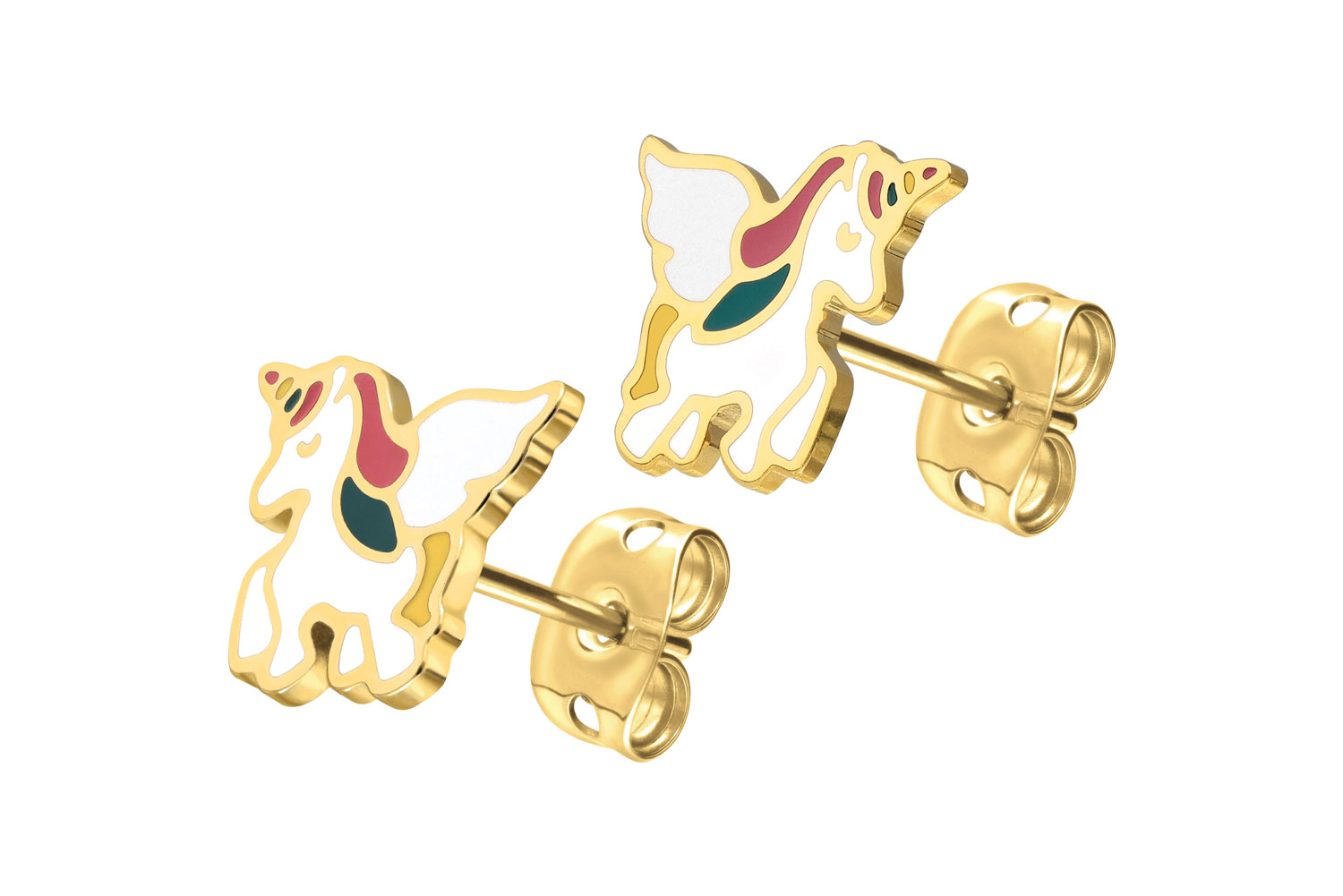 Titan Ohrstecker EINHORN von Piercingline